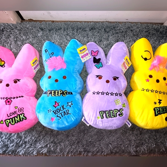 PEEPS EMO BUNNY PLUSH - Picture 1 of 5
